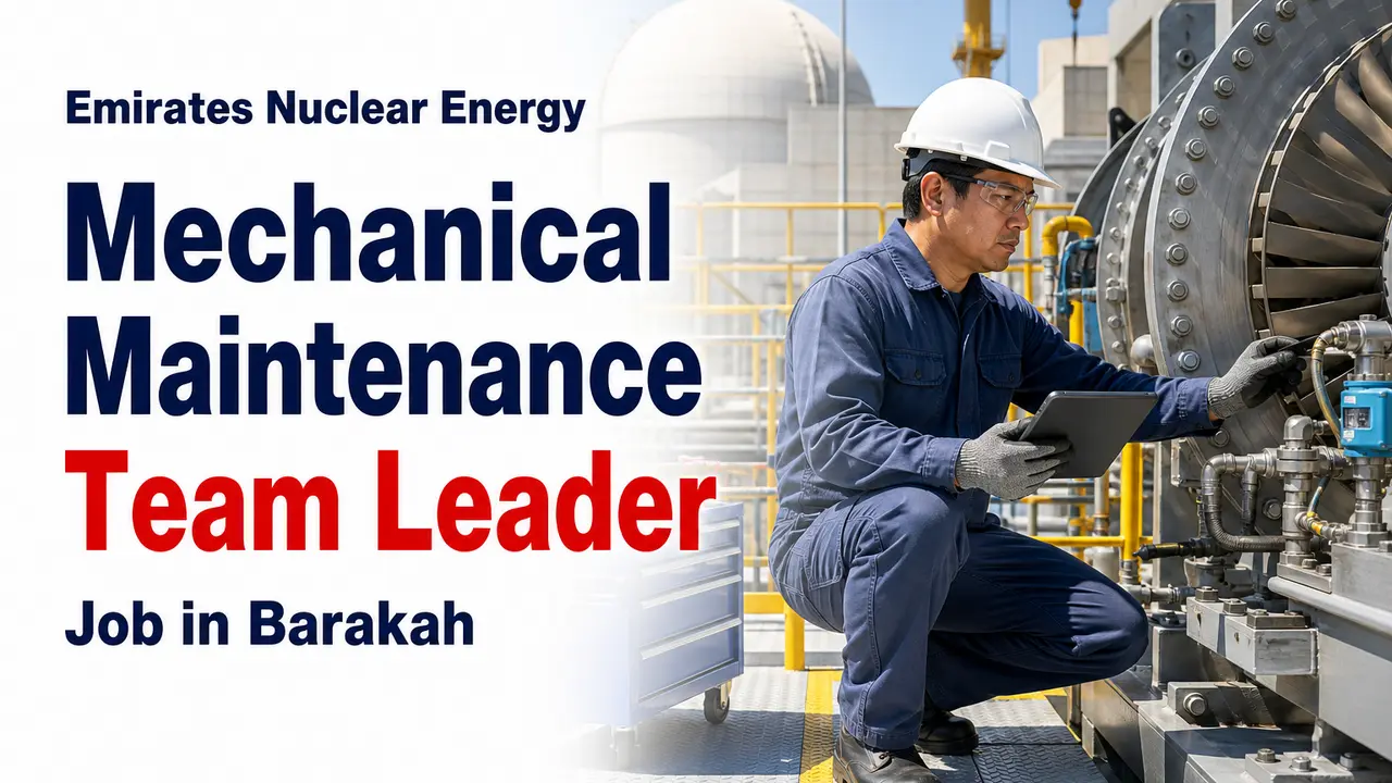 ENEC Maintenance Jobs in Barakah