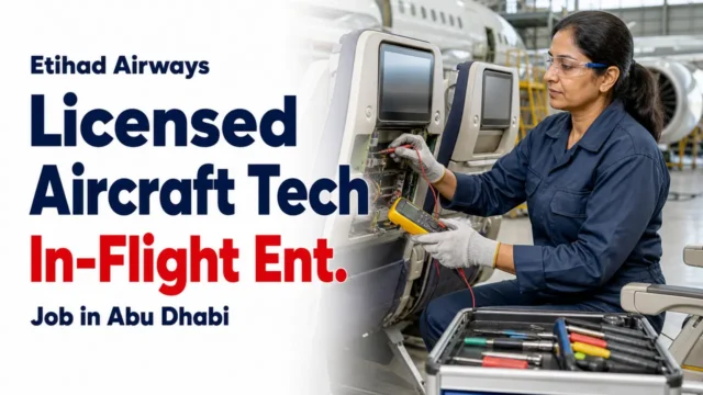 Etihad Aircraft Technician Job Abu Dhabi