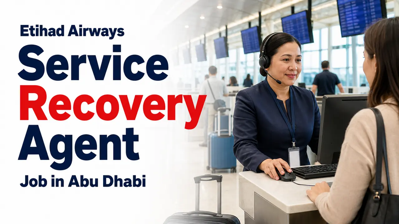 Service Recovery Agent Job at Etihad Airways in Abu Dhabi