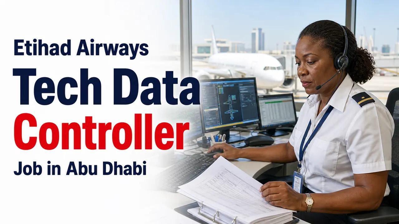 Tech Data Controller Job at Etihad Airways in Abu Dhabi