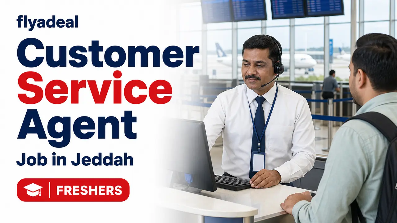 Flyadeal Service Agent Job in Jeddah