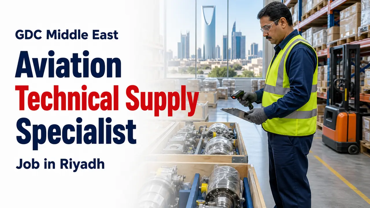 Aviation Technical Supply Specialist Job at GDC Middle East in Riyadh