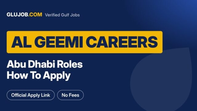 Al Geemi Careers In Abu Dhabi