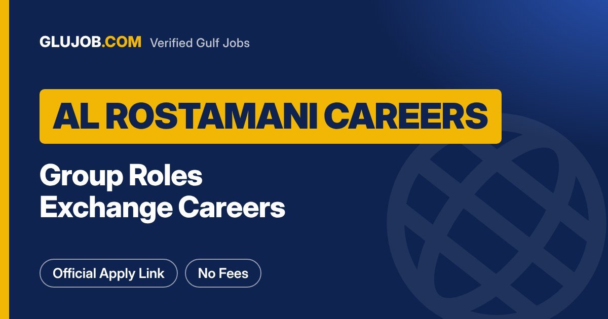 Al Rostamani Careers: Group And Exchange Jobs