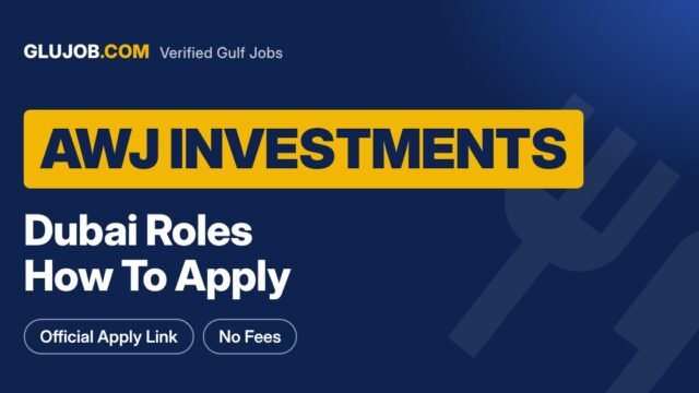 AWJ Investments Careers In Dubai
