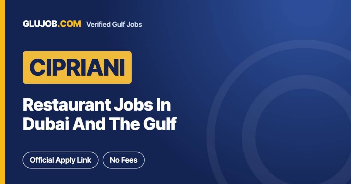 Cipriani Careers Dubai