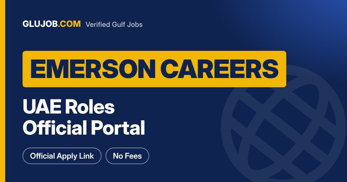 Emerson Careers UAE: Roles And Application Guide