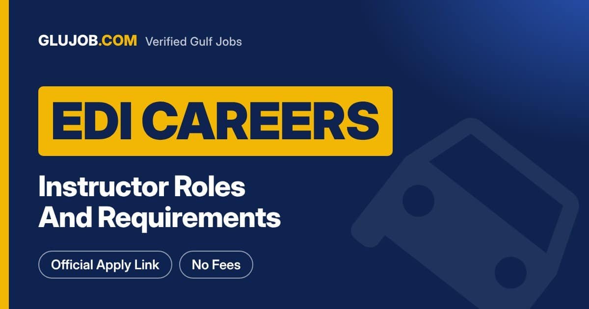 Emirates Driving Institute Careers In Dubai