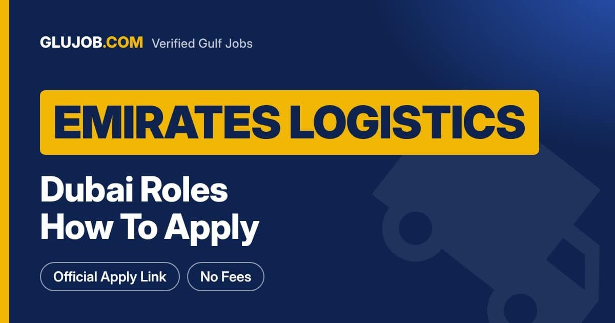 Emirates Logistics Careers Dubai: How To Apply
