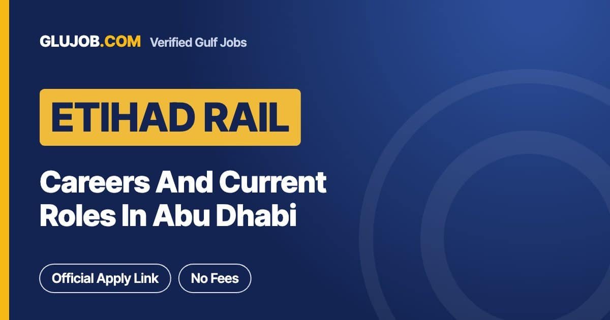 Etihad Rail Careers