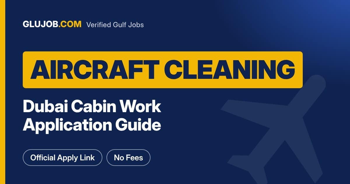 Aircraft Cabin Cleaning Jobs In Dubai