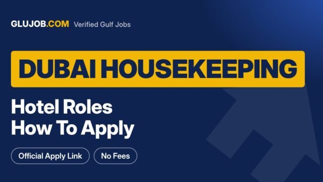 Housekeeping Work at Dubai Hotels