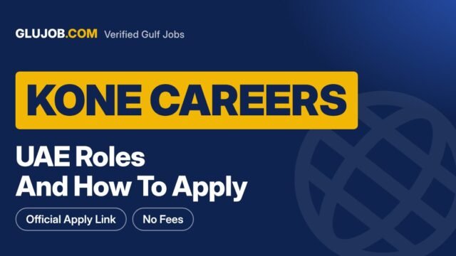KONE Careers in the UAE: Roles and How to Apply