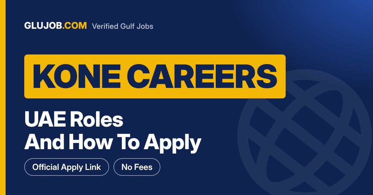 KONE Careers in the UAE: Roles and How to Apply