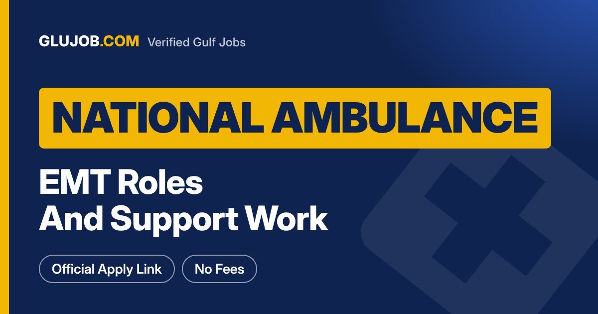 National Ambulance Careers: EMT And Support Work