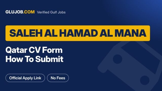 Saleh Al Hamad Al Mana Careers And CV Form