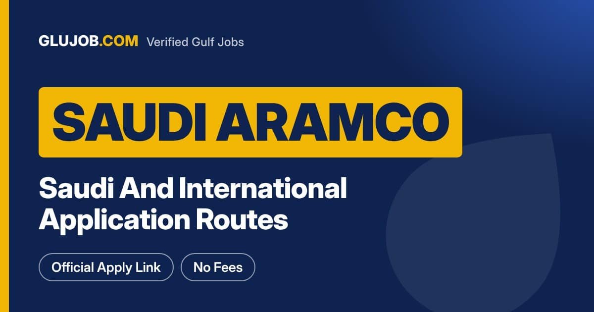 Saudi Aramco Careers And Application Routes
