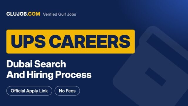UPS Careers Dubai: Official Search And Process
