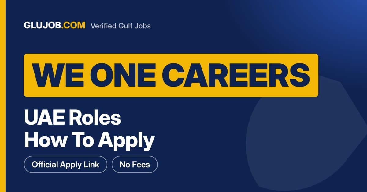 We One Careers UAE: Roles And Application Guide