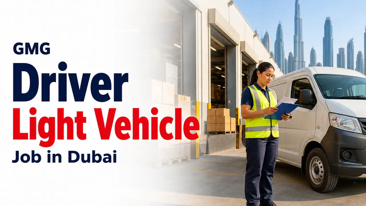 GMG Light Vehicle Driver Job in Dubai