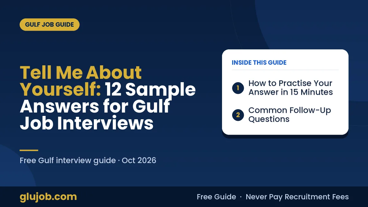 Tell me about yourself – Tell Me About Yourself: 12 Sample Answers for Gulf Job Interviews