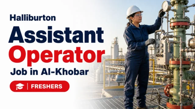 Assistant Operator Job at Halliburton in Al-Khobar