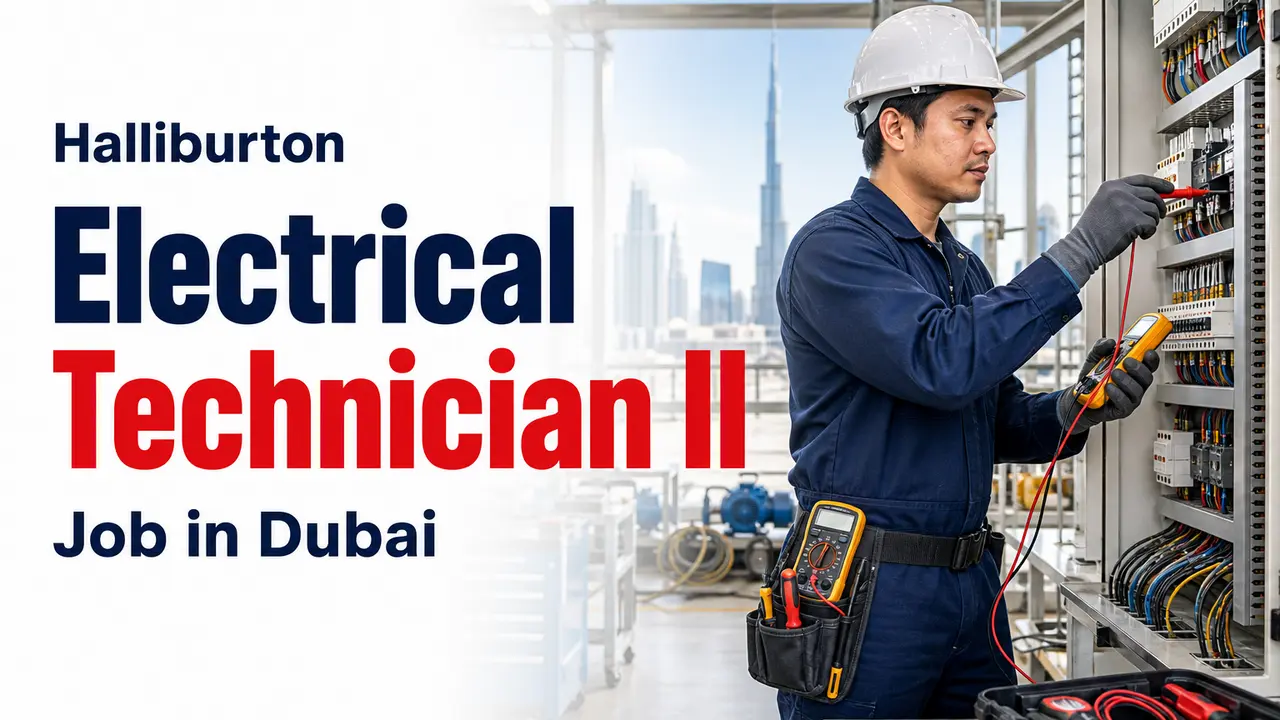 Electrical Technician II Job at Halliburton in Dubai