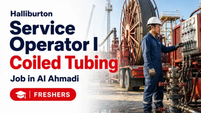 Service Operator I – Coiled Tubing at Halliburton