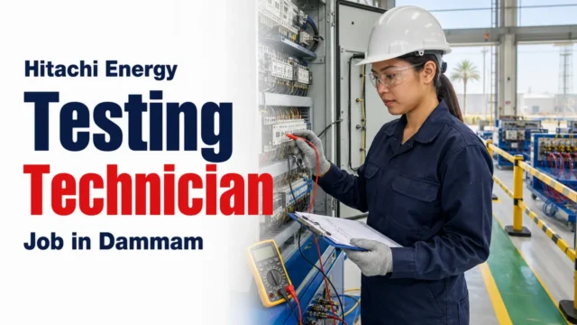 Testing Technician Job at Hitachi Energy in Dammam