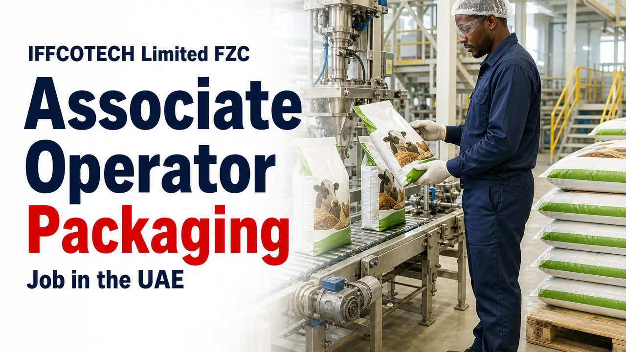 Associate Operator Packaging Job at IFFCO in the UAE
