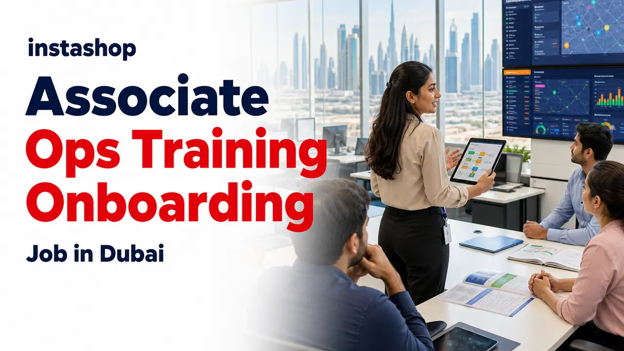 Associate Operations Training & Onboarding at instashop in Dubai