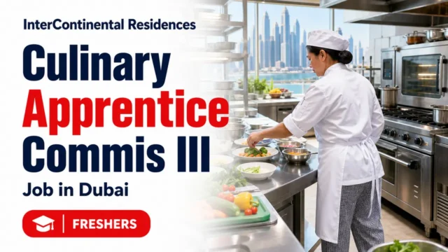 InterContinental Culinary Apprentice Dubai