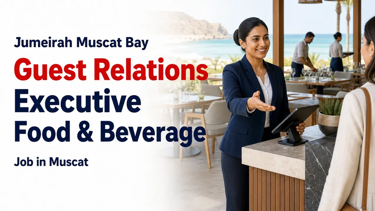 Jumeirah Guest Relations Executive Muscat