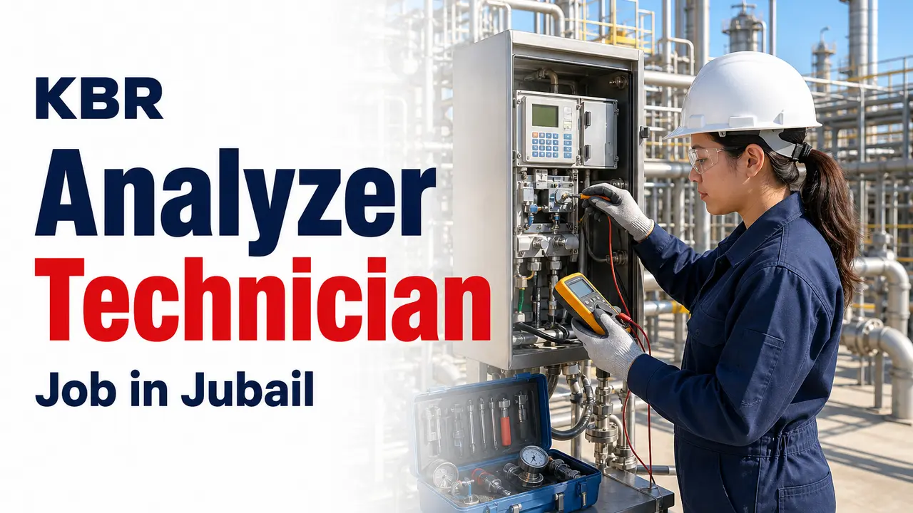 Analyzer Technician Job at KBR in Jubail