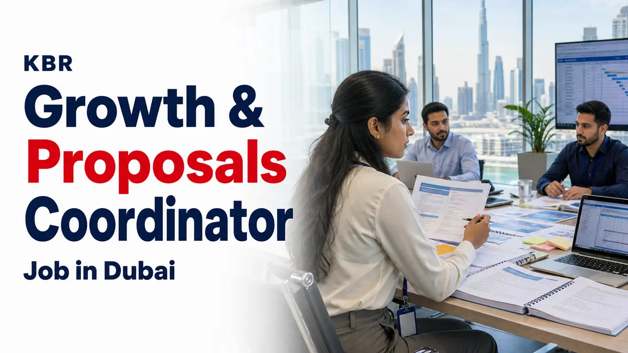 Growth & Proposals Coordinator Job at KBR in Dubai