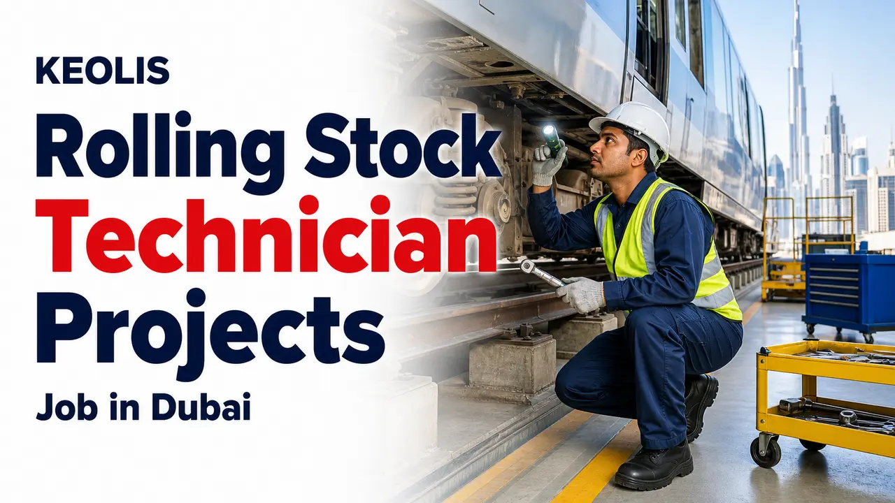 Keolis Rolling Stock Technician Jobs in Dubai