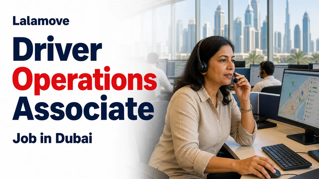 Driver Operations Associate Job at Lalamove in Dubai