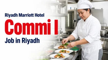 Marriott Commis Jobs in Riyadh
