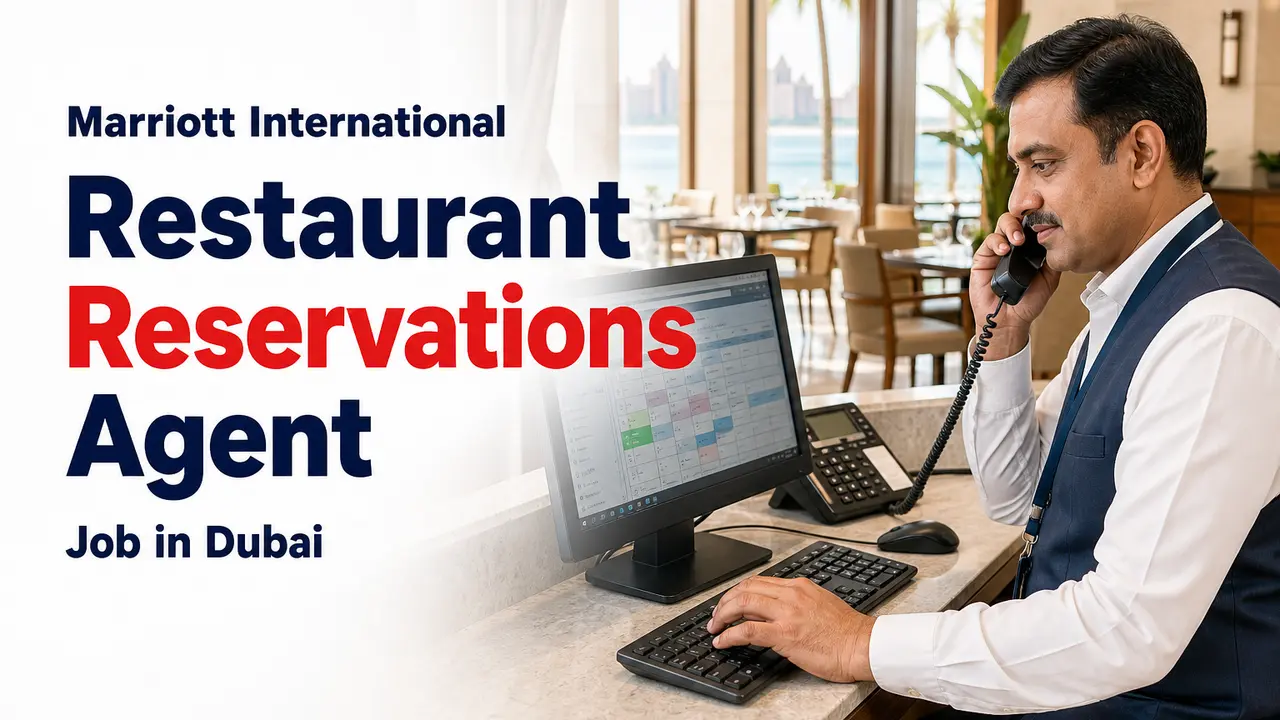 Marriott Reservations Agent Jobs Dubai