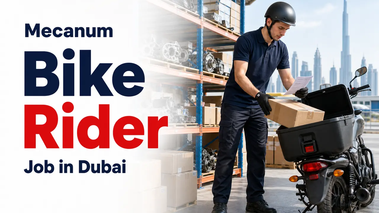 Bike Rider Job at Mecanum in Dubai