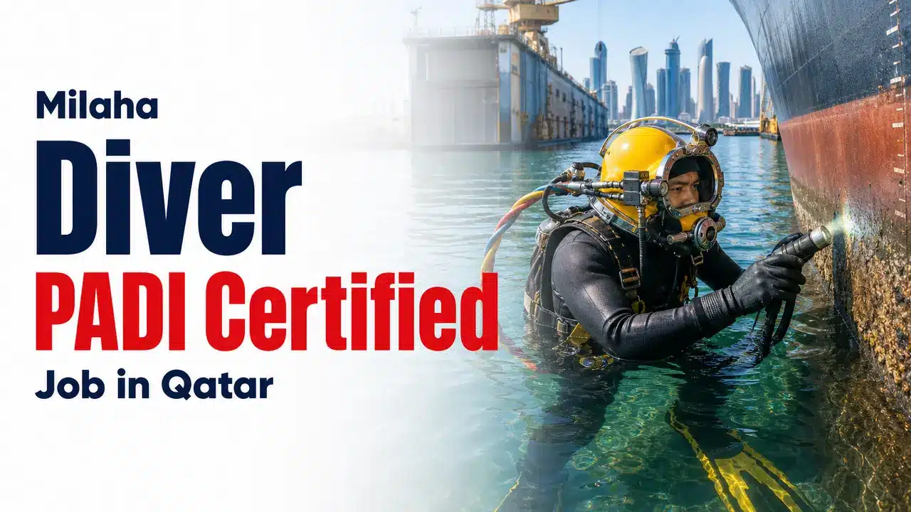 PADI-Certified Diver Job at Milaha in Qatar