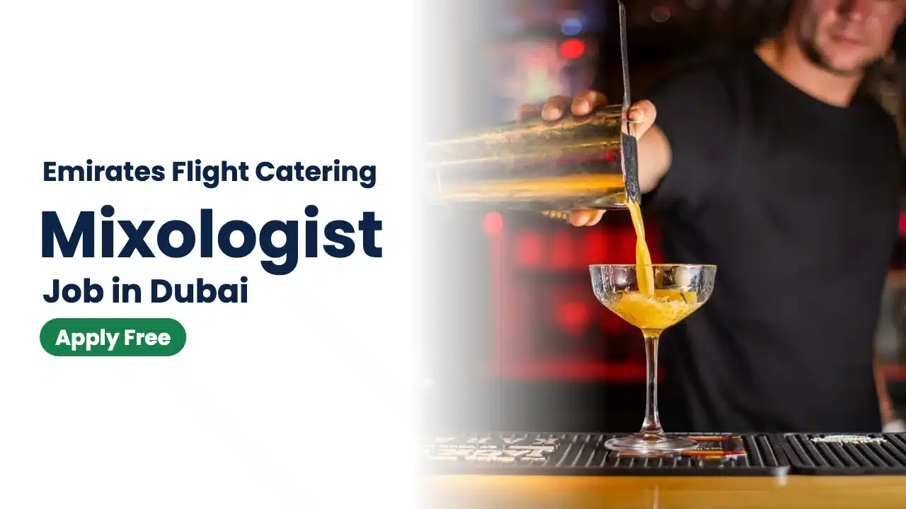 Mixologist Job at Emirates Flight Catering in Dubai