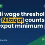 Saudi Nitaqat Wage Thresholds Are Not an Expat Minimum Wage