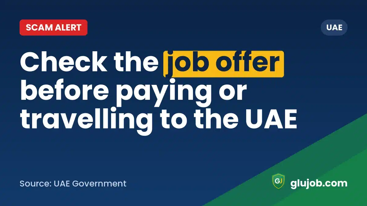 UAE Job Scam Guide: Check Offers, Visas and Payment Demands