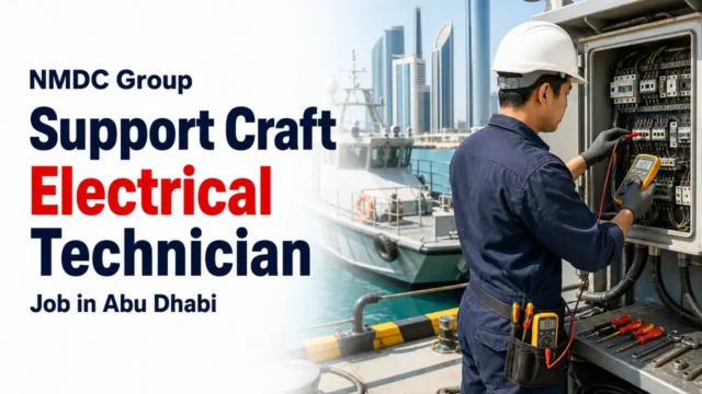 Support Craft Electrical Technician Job at NMDC Group in Abu Dhabi