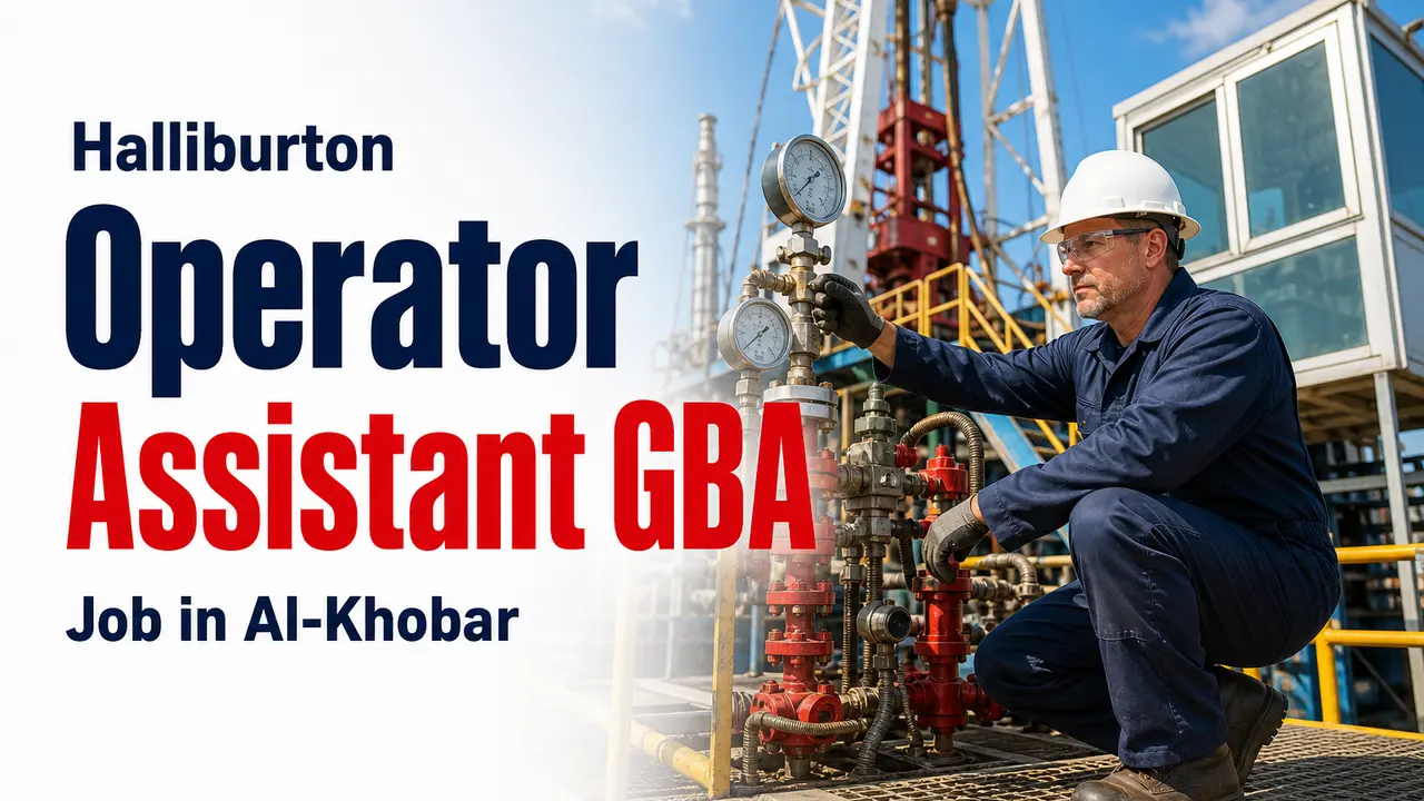 Operator Assistant GBA Job at Halliburton in Al-Khobar