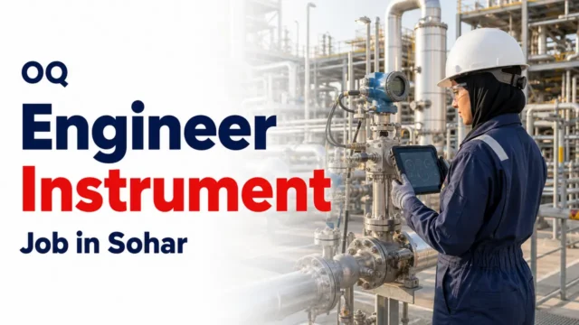 Instrument Engineer Job at OQ in Sohar