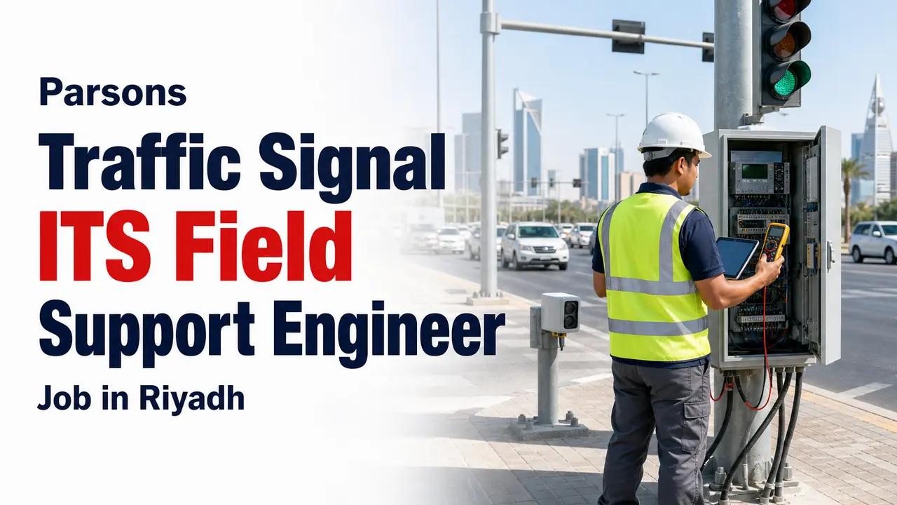 Parsons Traffic Signal and ITS Field Support Engineer Job in Riyadh