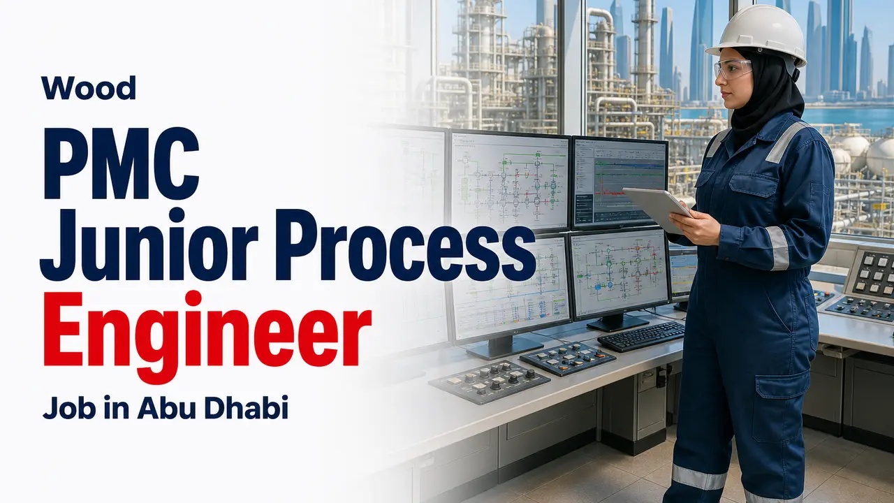 PMC Junior Process Engineer Job at Wood in Abu Dhabi