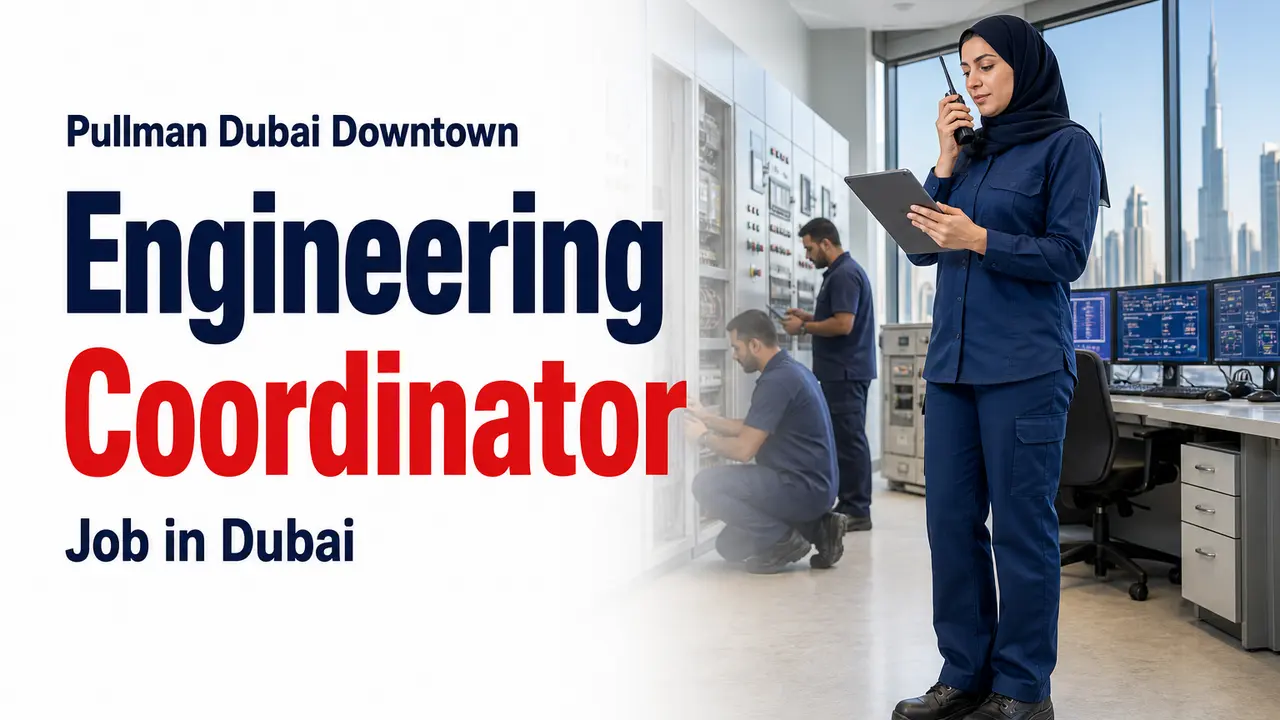 Pullman Engineering Coordinator Job in Dubai